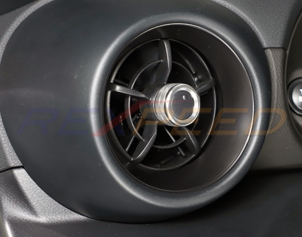 Rexpeed GR86 / BRZ 2022+ Alloy Audio Volume and AC Knob Cover