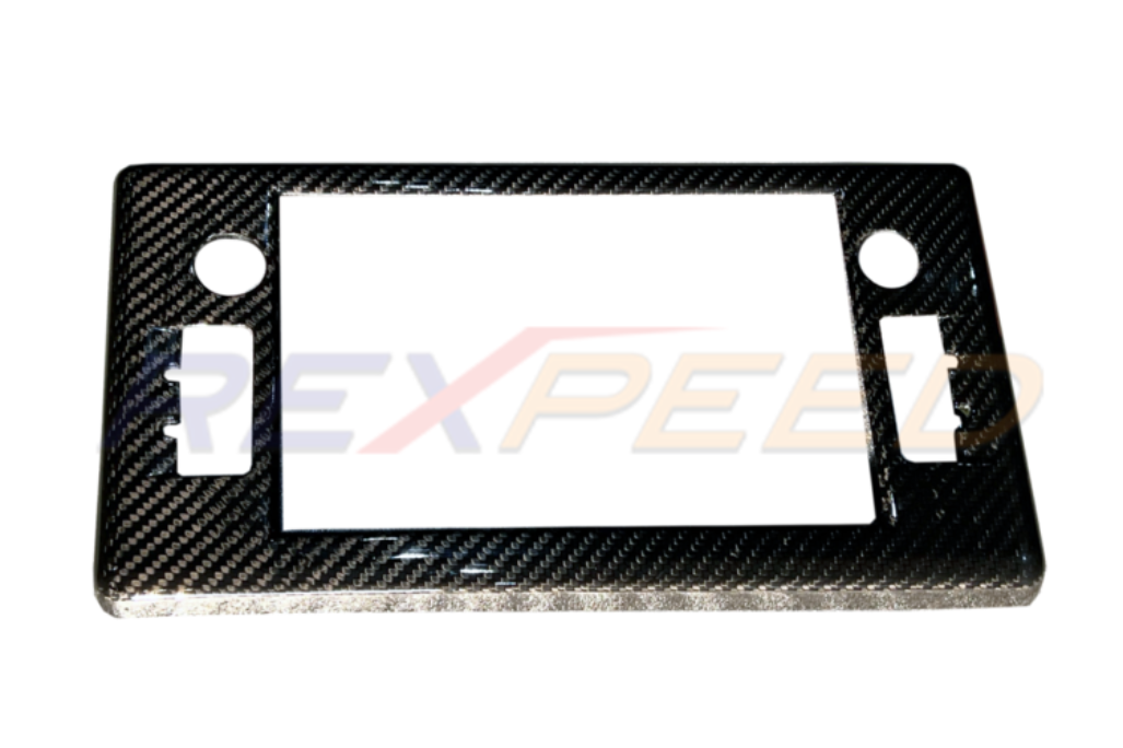 Rexpeed GR86 / BRZ 2022+ Dry Carbon Stereo Overlay Interior Trim