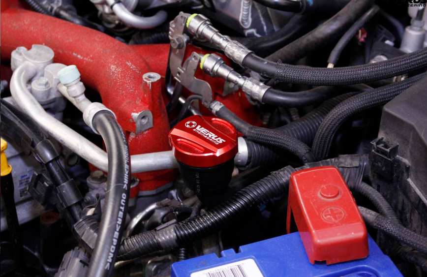 Verus Engineering RLA Oil Cap - Subaru/Toyota
