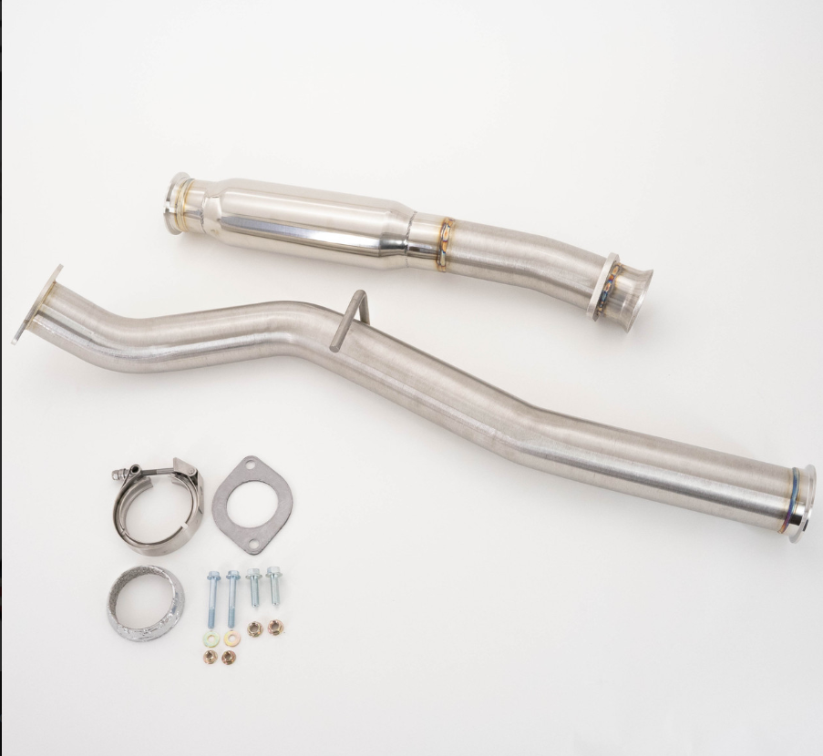 Nameless Catback Exhaust - 2022+ Subaru BRZ / Toyota GR86 - 3" Primary Diameter - Muffler Delete - 4" Single Wall Tips