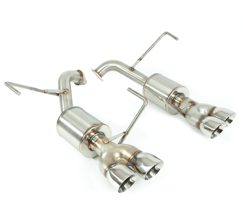 Nameless Catback Exhaust - 2011-2014 STi and WRX Sedan - 5" Muffler - 3" Double Wall Tips