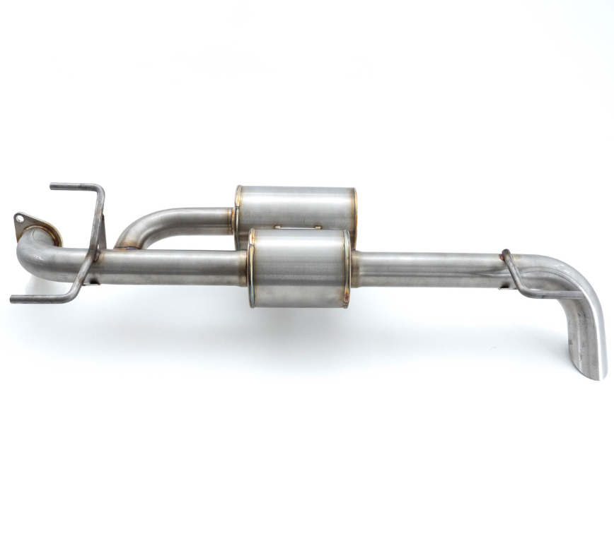 Nameless Axleback Exhaust - 2013-2017 Crosstrek/2012-2016 Impreza Wagon - Dual Chamber With 5" Muffler - Turndown Tip