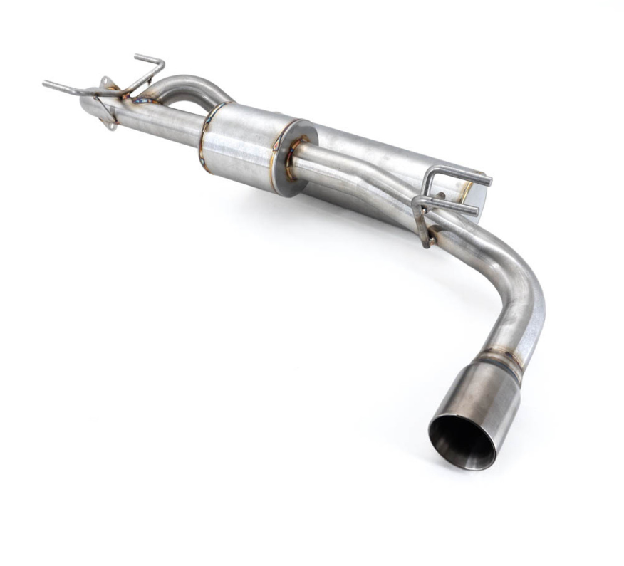 Nameless Axleback Exhaust - 2018-2023 Crosstrek 2.0 - Dual Chamber with 5" Muffler - Single Exit 3" Double Wall Tip