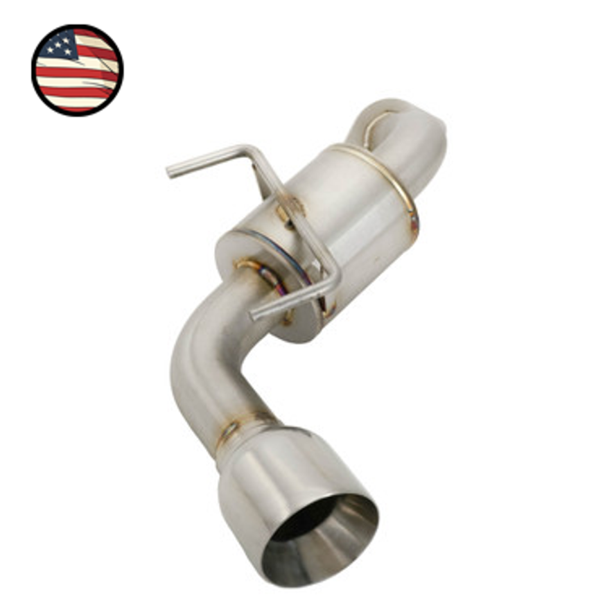 Nameless Axleback Exhaust - 2022+ Subaru BRZ/Toyota GR86 - Track Pipe - 2.5" Diameter - 5" Muffler