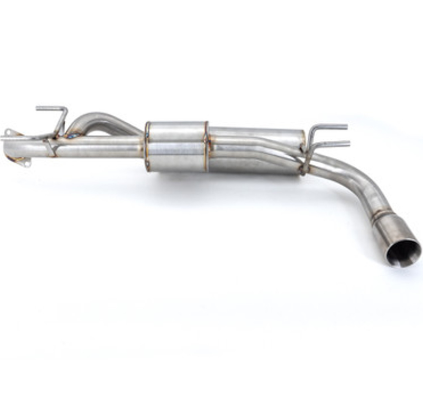 Nameless Axleback Exhaust - 2017+ Impreza Wagon - Single Exit - Dual Chamber with 5" Muffler - 3" Double Wall Tip