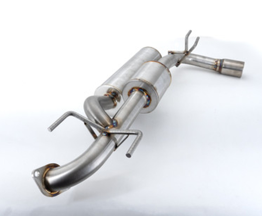 Nameless Axleback Exhaust - 2017+ Impreza Wagon - Single Exit - Dual Chamber with 5" Muffler - 3" Double Wall Tip