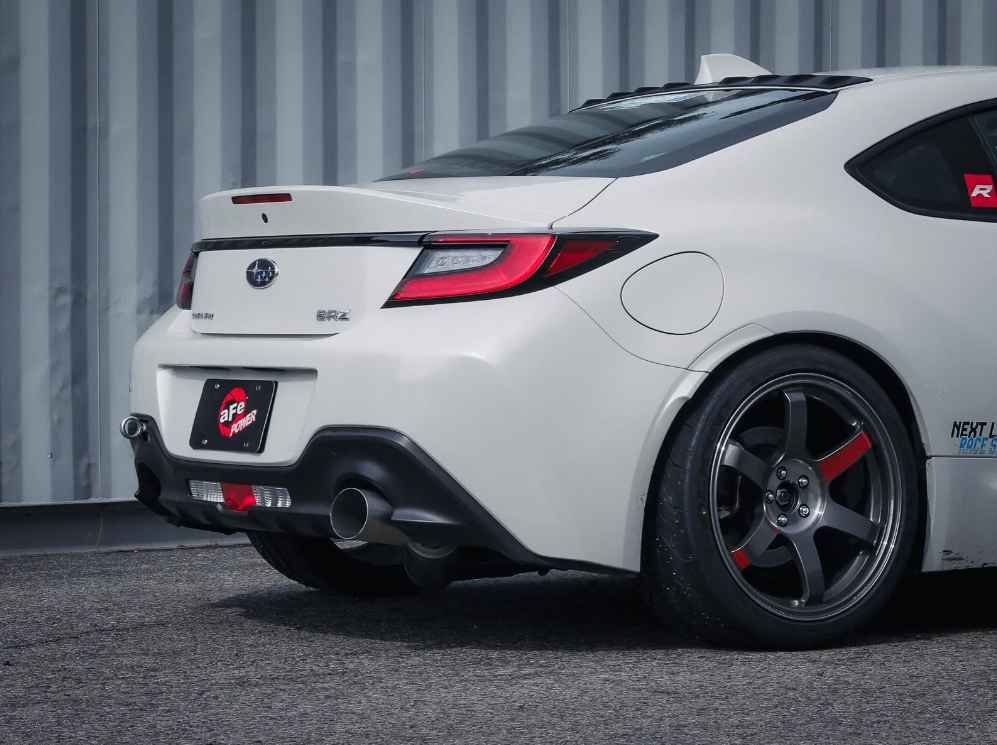 aFe 13-22 Toyota GR86/FR-S/BRZ H4-2.0L/2.4L Takeda 3in 304 SS Cat-Back Exhaust System w/ Brushed Tip