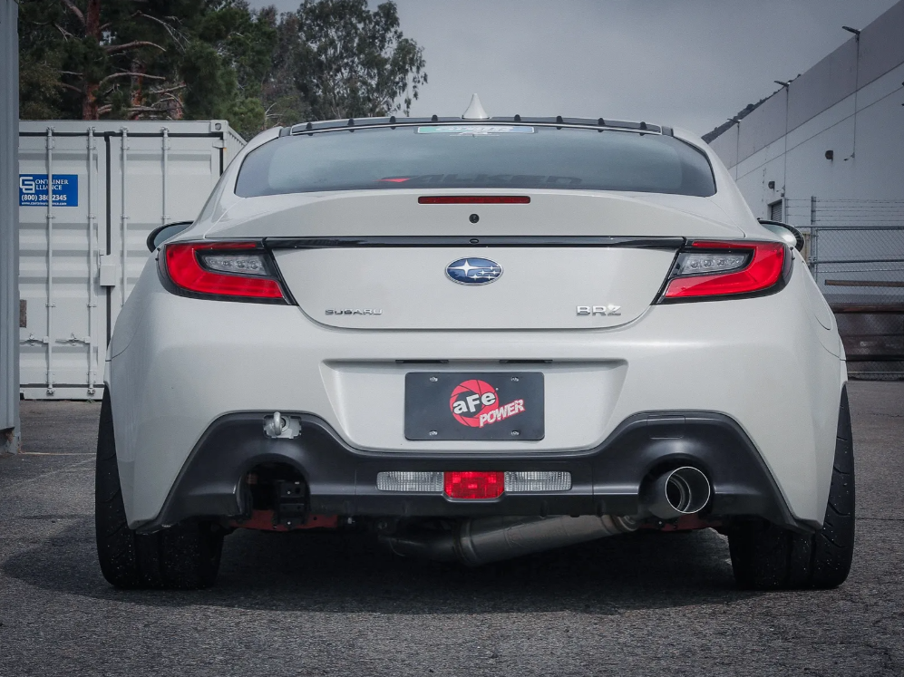 aFe 13-22 Toyota GR86/FR-S/BRZ H4-2.0L/2.4L Takeda 3in 304 SS Cat-Back Exhaust System w/ Brushed Tip