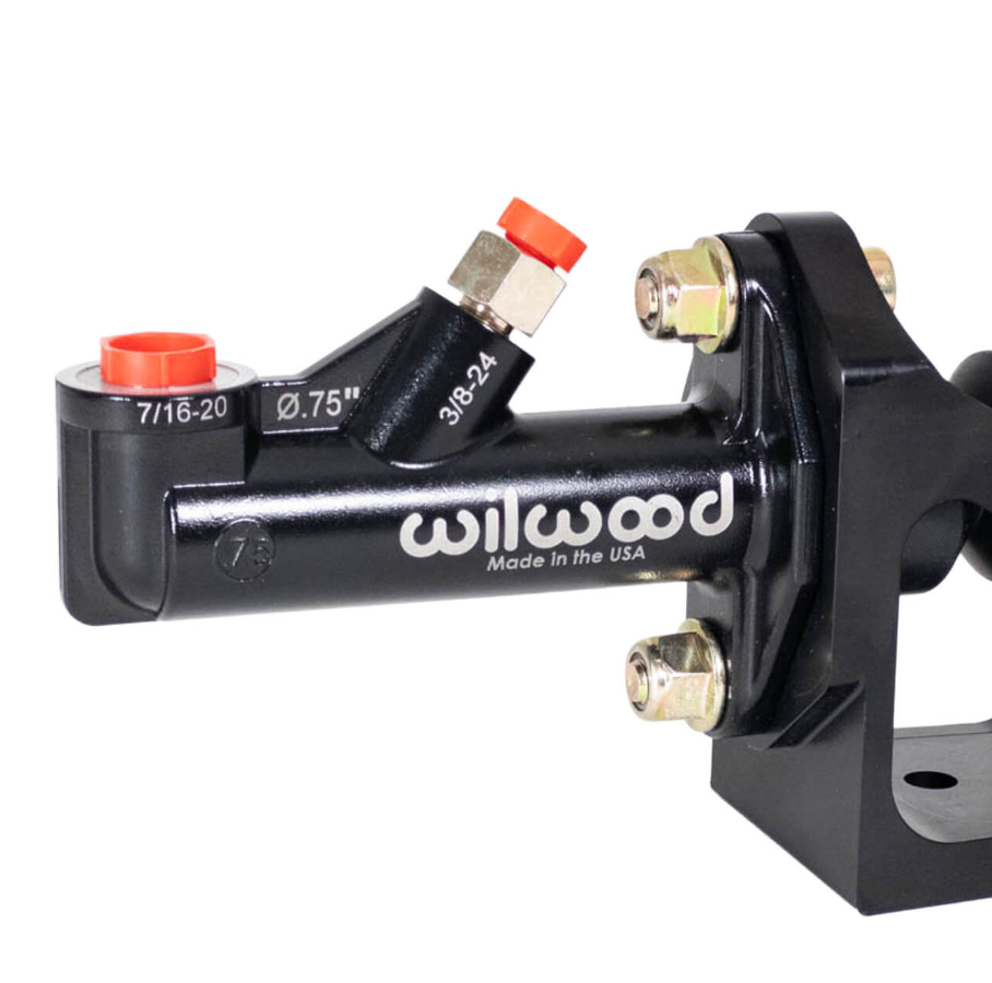 Nameless Performance Hydraulic Handbrake - Short (13") Raw CNC Aluminum/Black/Red/Gold Handle