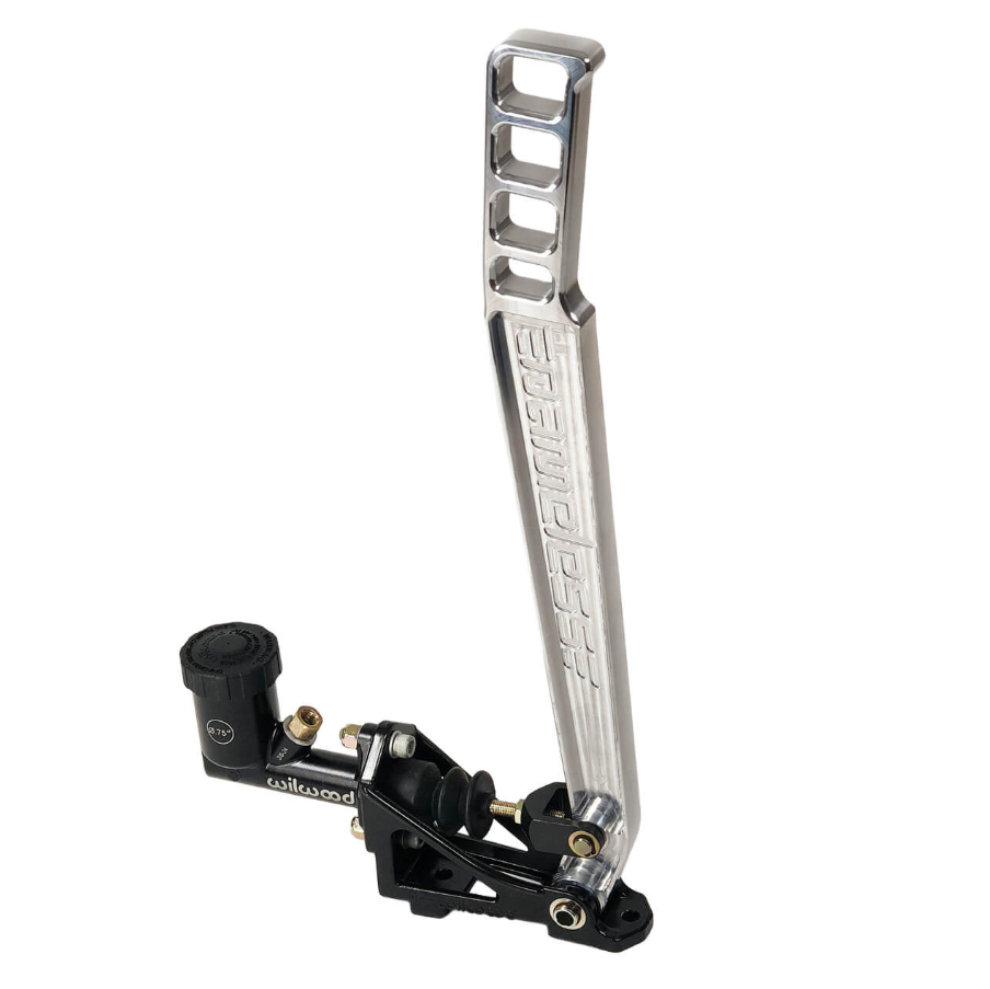 Nameless Performance Hydraulic Handbrake - Long (18") Raw CNC Aluminum/Black/Red/Gold Handle