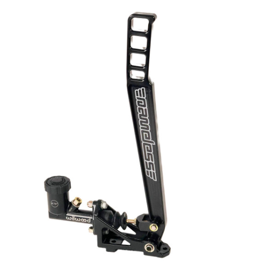Nameless Performance Hydraulic Handbrake - Long (18") Raw CNC Aluminum/Black/Red/Gold Handle