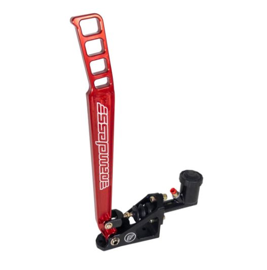 Nameless Performance Hydraulic Handbrake - Long (18") Raw CNC Aluminum/Black/Red/Gold Handle