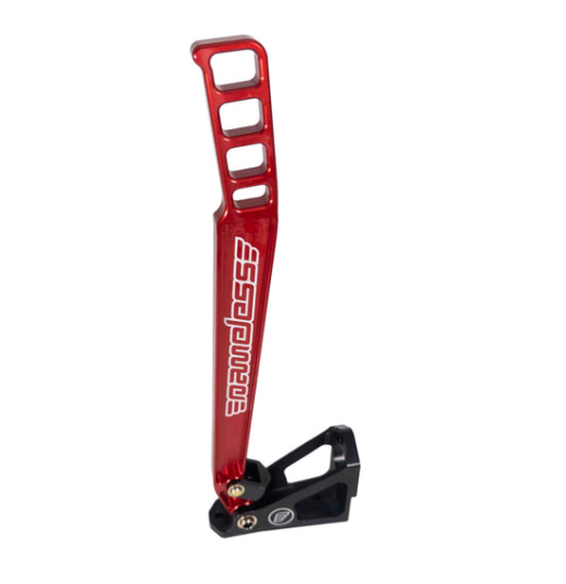 Nameless Performance Hydraulic Handbrake - Long (18") Raw CNC Aluminum/Black/Red/Gold Handle