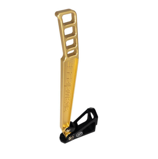 Nameless Performance Hydraulic Handbrake - Long (18") Raw CNC Aluminum/Black/Red/Gold Handle