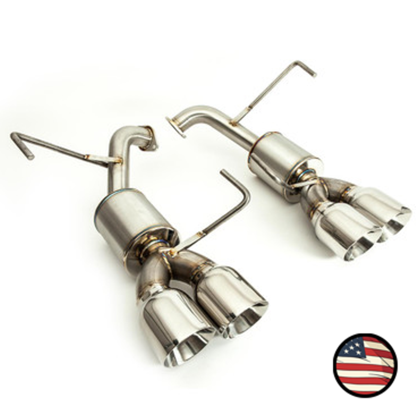 Nameless Axleback Exhaust - 2011-2014 WRX/STi Sedan - 5" Muffler - 4" Double Wall