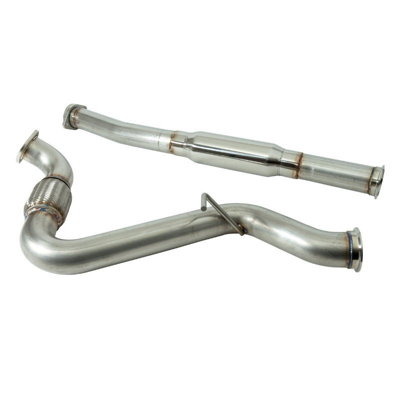 Nameless Catback Exhaust- 2008-2014 STi/2011-2014 WRX Hatchback - 5" Muffler - 3.5" Double Wall Tips