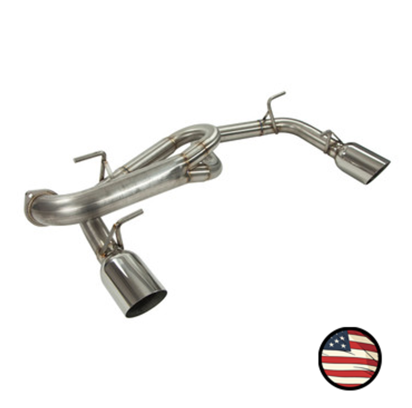 Nameless Axleback Exhaust - 2017-2021 BRZ/GT86 - Muffler Delete - 2.5" Inlet
