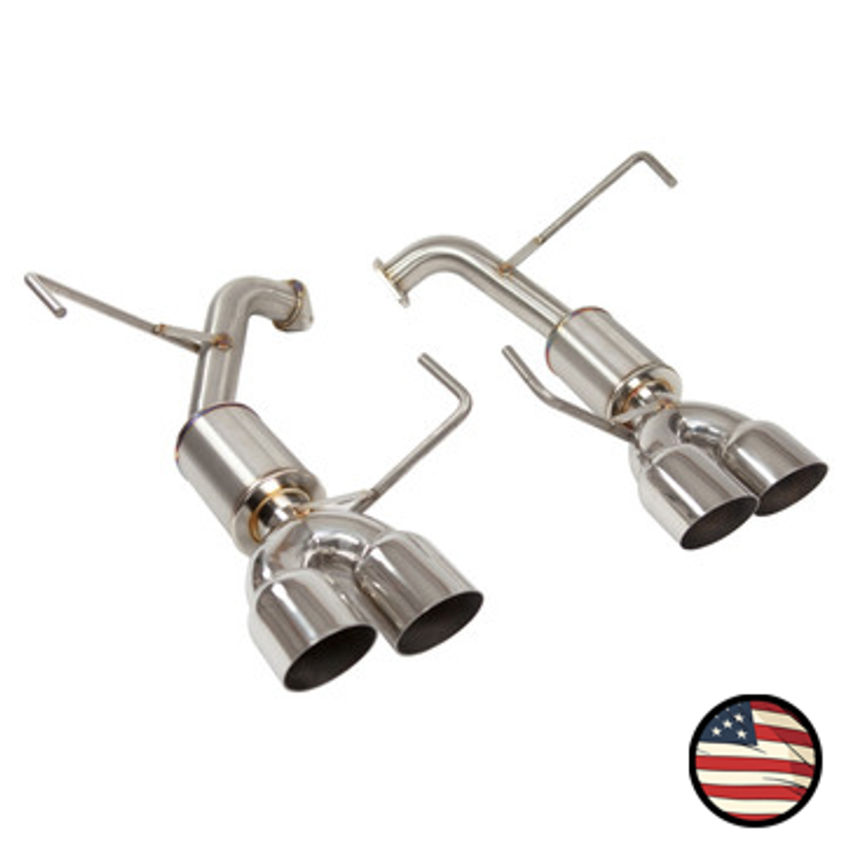 Nameless Axleback Exhaust - 2022+ Subaru WRX - 4" Muffler - 3.5" Single Wall Tips