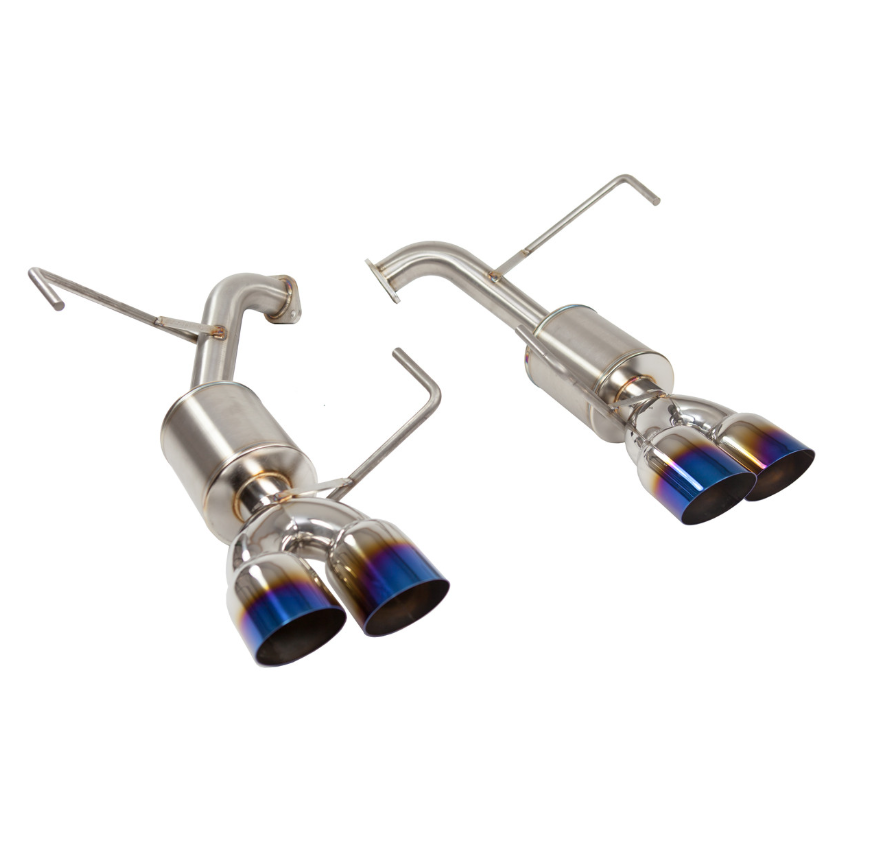 Nameless Catback Exhaust - 2022+ Subaru WRX - 5" Muffler - 3.5" Single Wall Neochrome Tips