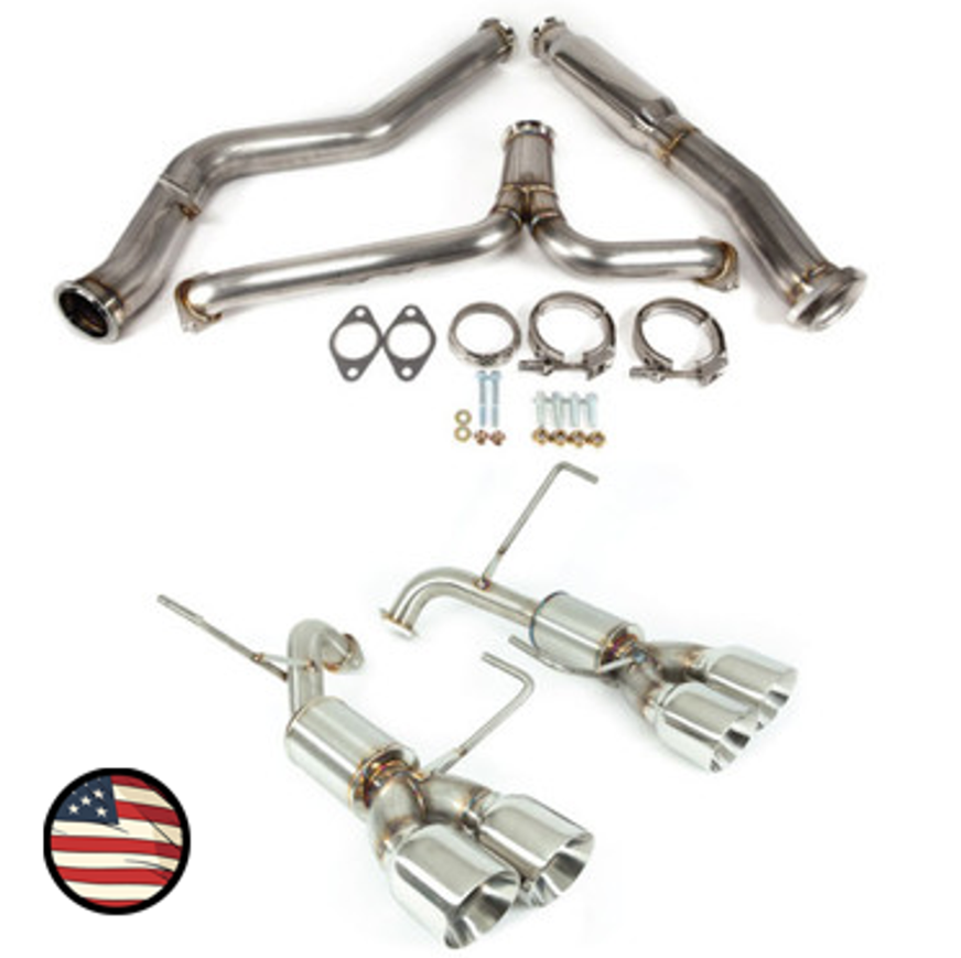Nameless Catback Exhaust - 2022+ Subaru WRX - 4" Muffler - 4" Double Wall Tips