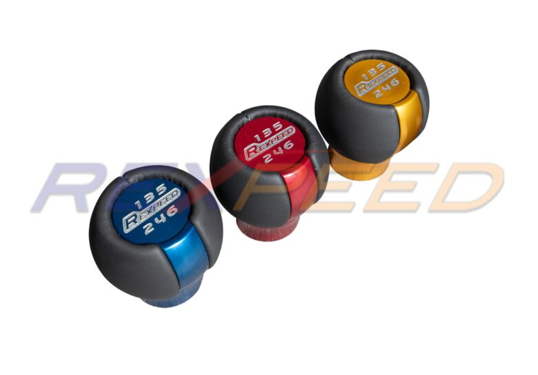 Rexpeed GR86 / BRZ 2022+ Black Leather Aluminum Shift Knob