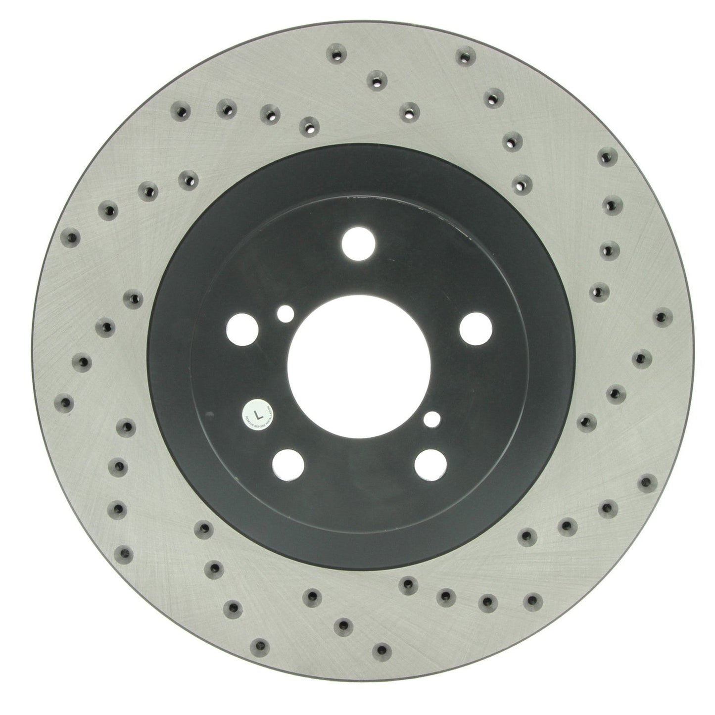 StopTech Sport Drilled Rear Left Rotor Subaru WRX 2002-2005 | 128.47011L