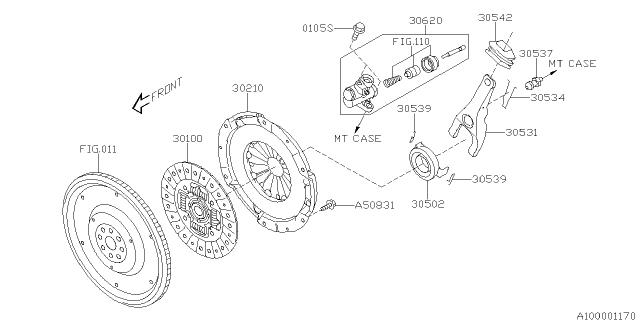 Subaru OEM Clutch Slave Cylinder 13-25 Subaru BRZ | 30620AA142