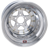 Weld Alumastar 15x9 / 5x4.75 / 4 BS / 3.18 HB - Polished Center - Polished Shell - Non-BL Wheel