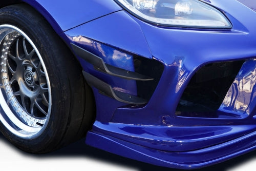 Extreme Dimensions 2022-2023 Toyota GR86 / Subaru BRZ Duraflex GT Competition Front Bumper Canards - 4 Pieces