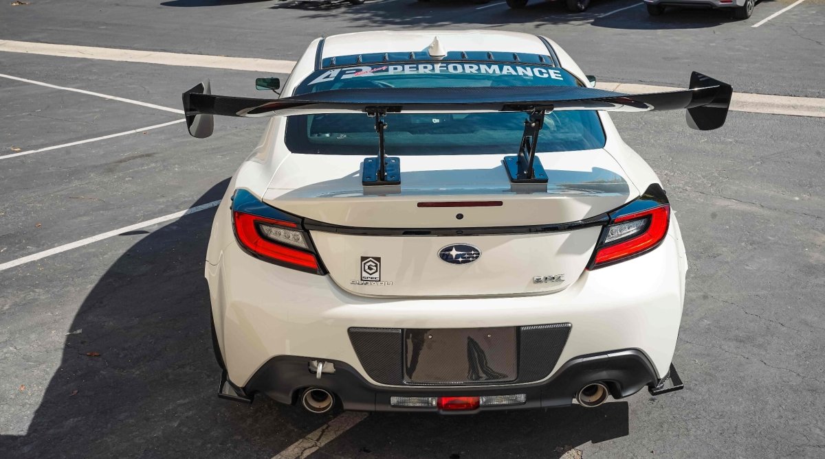 APR 22-23 BRZ / GR86 GTC-300 Carbon Fiber Rear Wing w/ Deck 61in | AS-106185