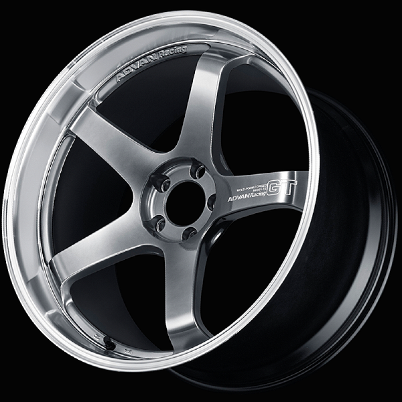 Advan GT Premium Version 20x9.0 / +42 ET / 5x114.3 / 73mm Bore / Machining and Hyper Platinum Black