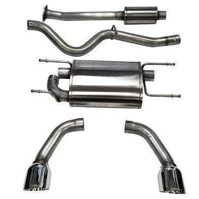 Corsa Polished Sport Cat Back Exhaust Scion FRS / Subaru BRZ / Toyota FT-86 2013+ (14864)-cor14864-14864-Cat Back Exhaust System-Corsa Performance-JDMuscle
