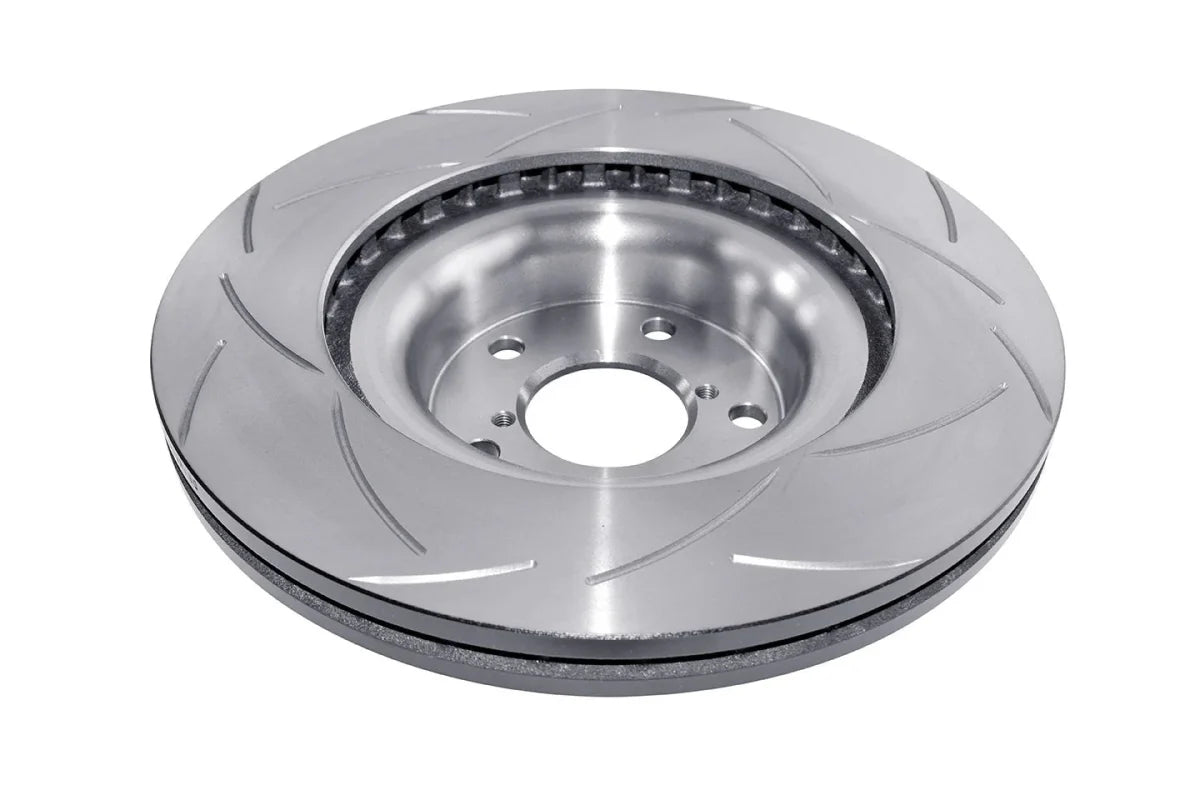 DBA Street Series T - Slot T2 Slotted Front Rotor 2002 - 2014 WRX / 2013 - 2024 BRZ / 2013 - 2016 FRS / 2017 - 2021 GT86 / 2022 - 2024 GR86 - 650S - Subimods.com
