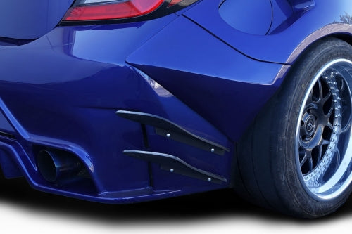 Extreme Dimensions 2022-2023 Toyota GR86 / Subaru BRZ Duraflex GT Competition Rear Bumper Canards - 4 Pieces