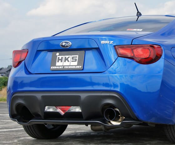 HKS 13-22 BRZ / 13-16 FRS / 17-21 GT86 / 2022 GR86 Hi-Power Single Exit Racing Catback w/ Burnt tip | 32016-BT002
