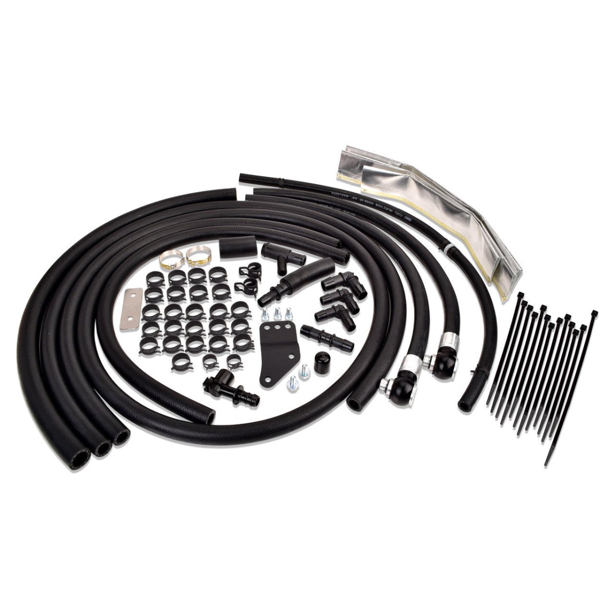 IAG Performance V3 Street Series Air / Oil Separator (AOS) Replacement Line / Hardware Kit 2008-2014 WRX / 2008-2021 STI - IAG-RPL-7181IK - Subimods.com