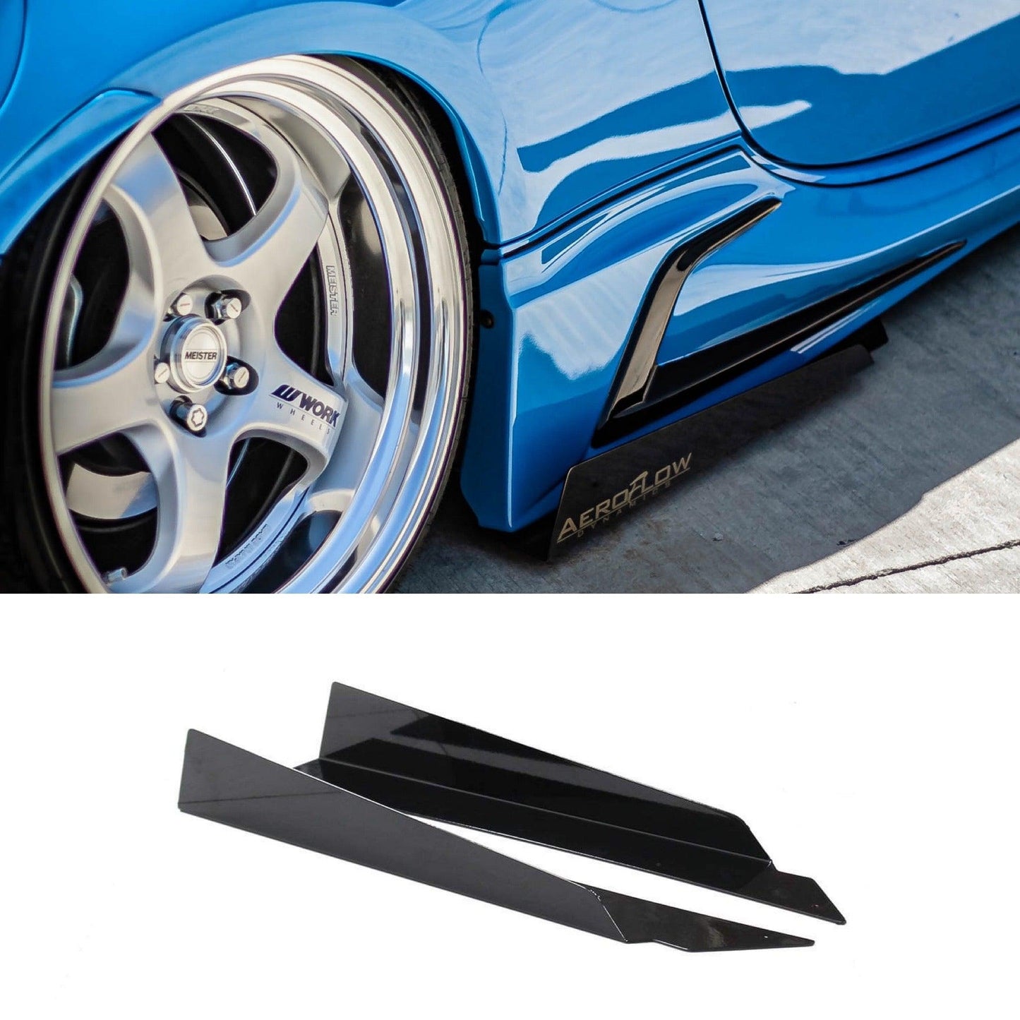 2022+ Toyota GR86 TRD V7 Side Skirt Extensions