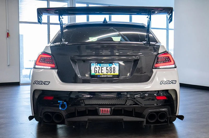 Spec-D Sequential Tail Lights Black Housing w/ Clear Lens 2015-2021 WRX / 2015-2021 STI