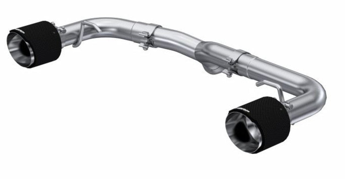 MBRP 22-23 BRZ 2.4L/Toyota GR86 2.4L 2.5in Dual Split Rear Exit w/5in OD CF Tips - T304 | S48053CF