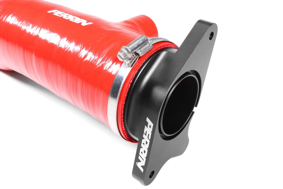 Perrin Turbo Inlet Hose w/ Nozzle Red Version 1 Fitment 2022-2024 WRX - PSP-INT-425RD - Subimods.com