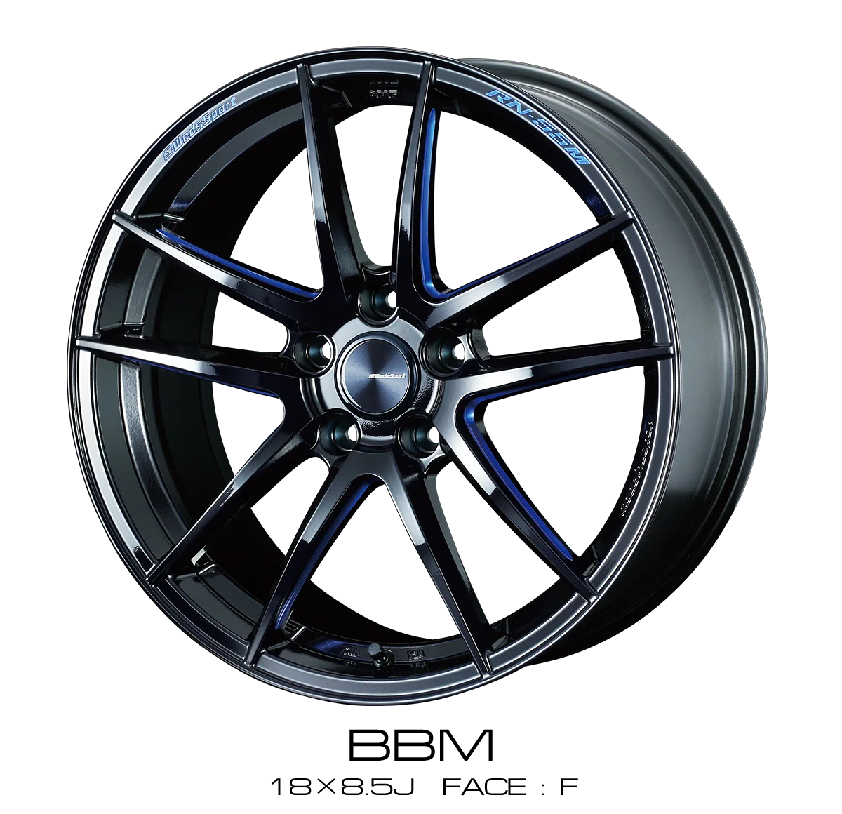 WedsSport RN-55M 18x8.5 5x100 +45mm Offset