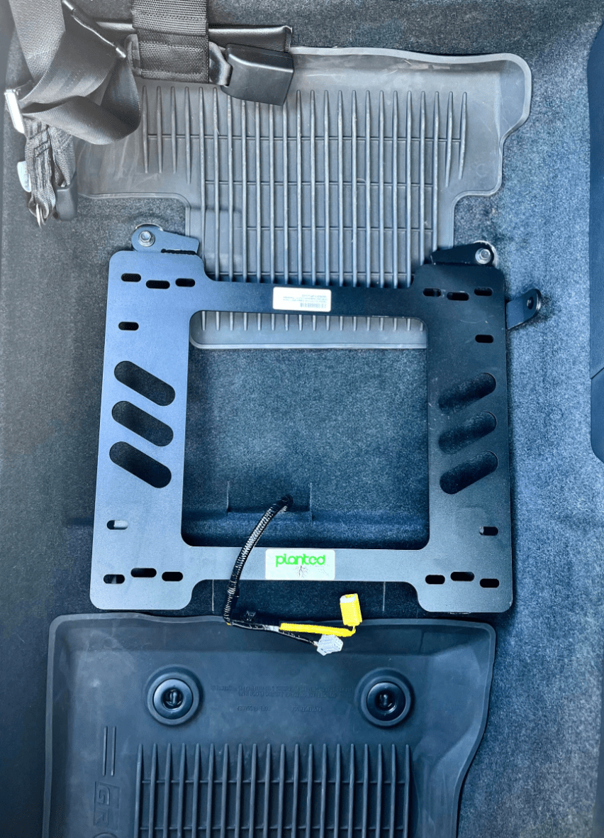 Planted Technology Seat Backet Standard Bolt Pattern Driver Side 2022 - 2024 BRZ / 2022 - 2024 GR86 - SB392DR - Subimods.com