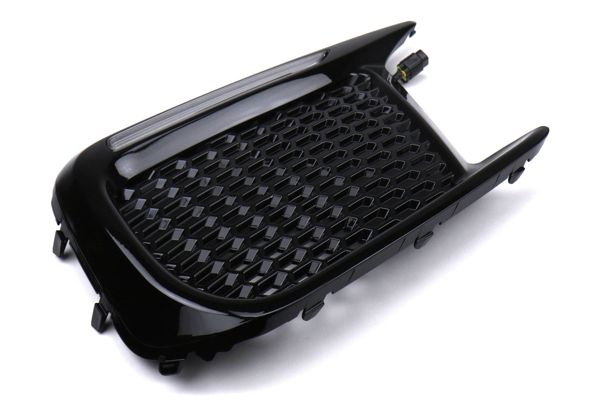 OLM Facelift JDM Style DRL / Sequential Turn Signal Bezel (No Fog Hole) - 18+ WRX* / STI