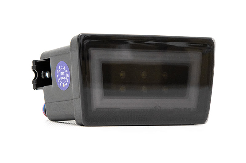 OLM F1 NB+R V2 (Smoke Lens, Gloss Black Base, White Bar) - 2015-2020 WRX / STI