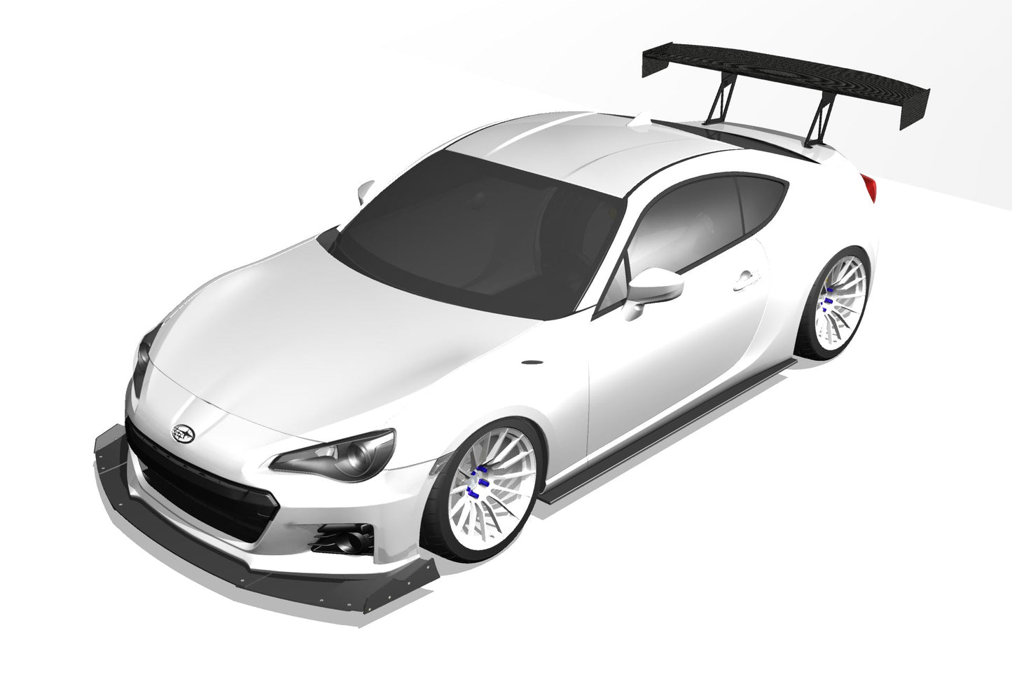 EPSILON+ Front Splitter – Subaru BRZ (ZN6/ZC6, 2012-2016)