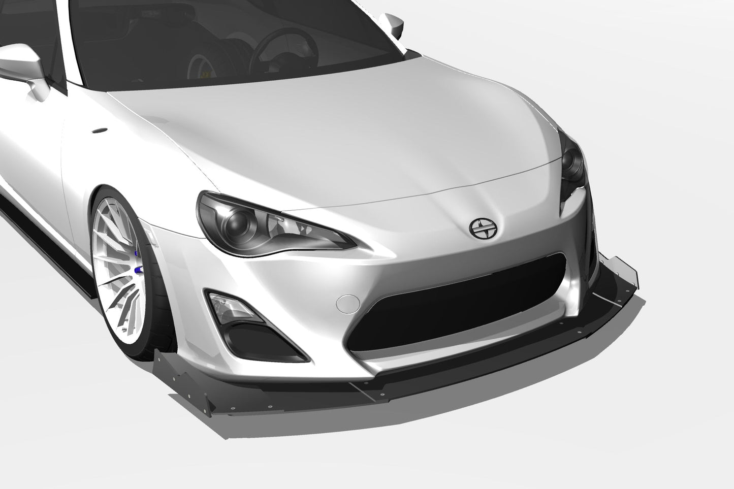 EPSILON+ Front Splitter – Scion FRS & Toyota GT86 (ZN6/ZC6, 2012-2016)