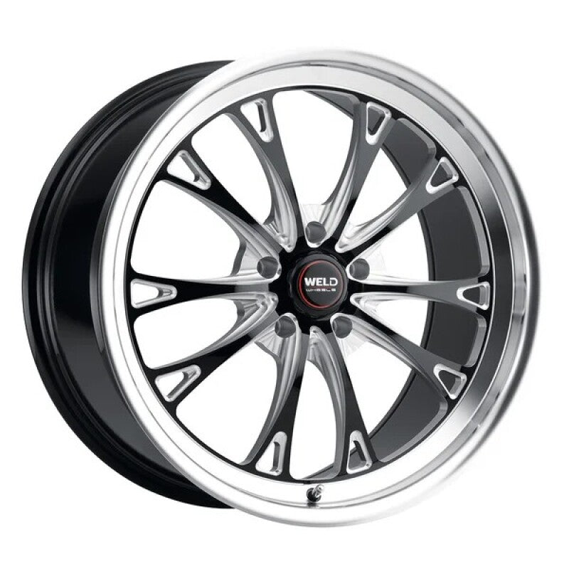 Weld Belmont Beadlock 15x10 / 5x120 BP / ET45 BS 7.27 DIA 78.1 Gloss Black MIL