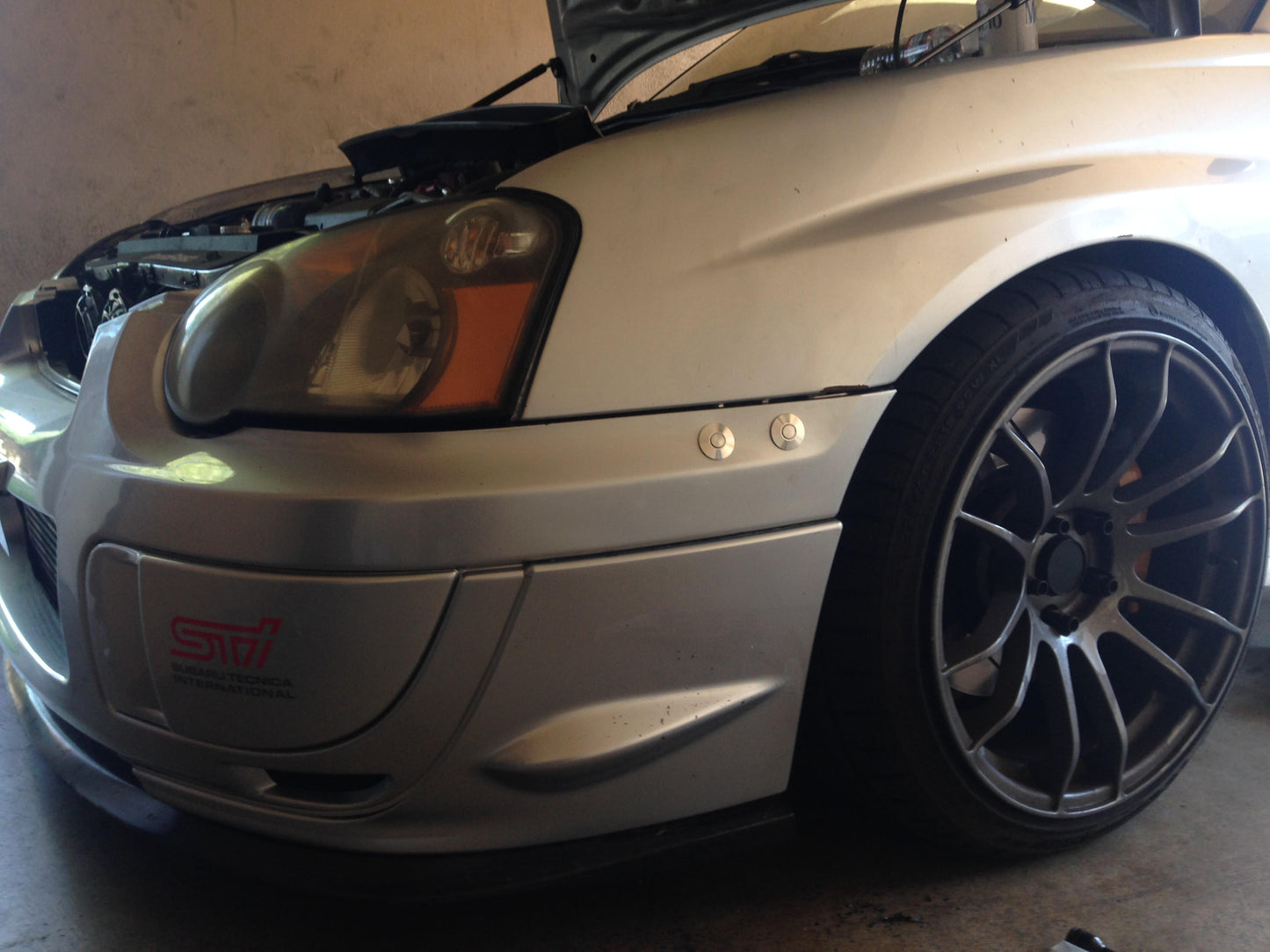 Move Over Racing 2004-05 GD WRX/STI Bumper Quick Release Kit – Billet