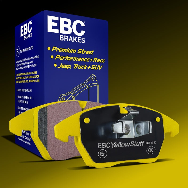 EBC Yellowstuff Rear Brake Pads- 22+ Elantra N / 2019+ Hyundai Veloster N (2nd Gen)