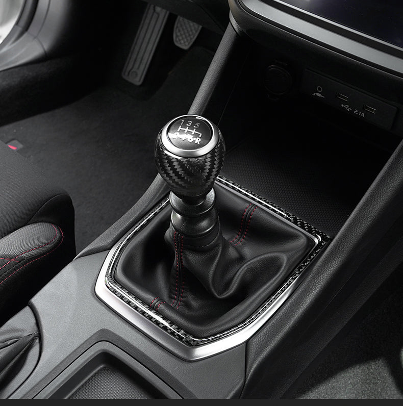 JDMuscle 2022-23 WRX Tanso Dry Carbon Fiber Shift Knob Surround Cover